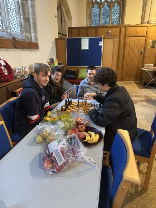 Explorer Scouts sleepover at St Andrew's, Horbling