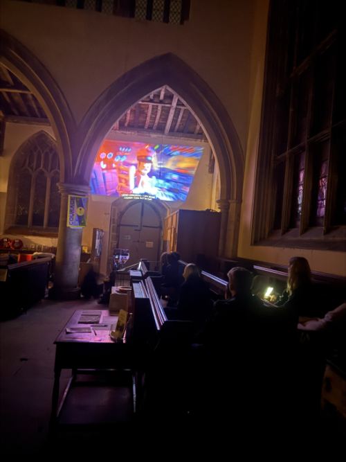 Explorer Scouts sleepover at St Andrew's, Horbling