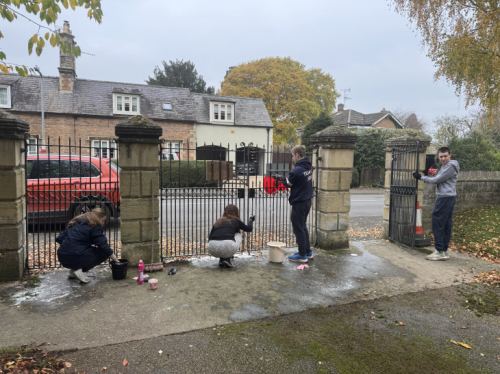 Explorer Scouts sleepover at St Andrew's, Horbling
