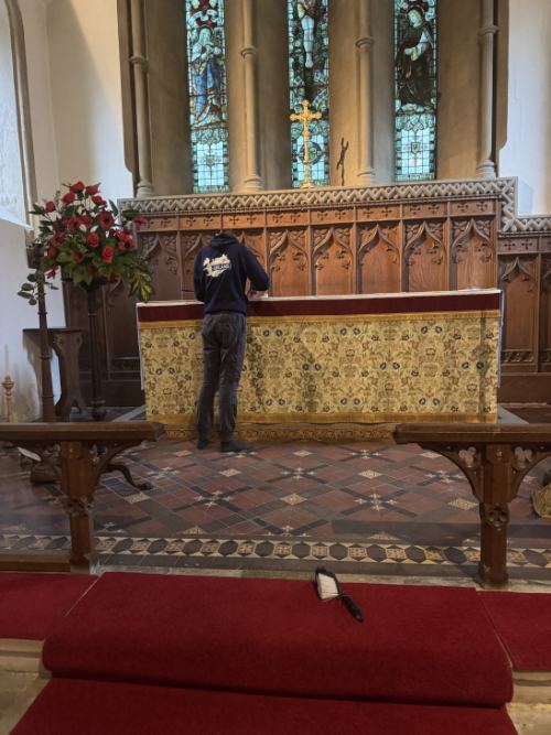 Explorer Scouts sleepover at St Andrew's, Horbling