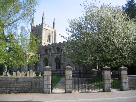 St. Andrew's Church, Horbling, viewed from the front